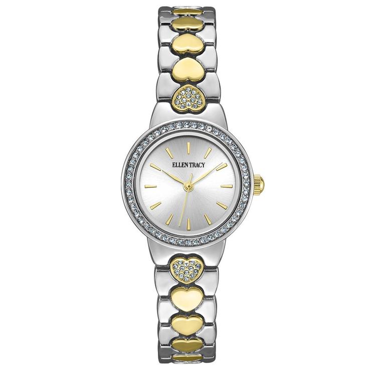Womens Ellen Tracy 26mm Two-Tone Bracelet Watch - ET5482TTG