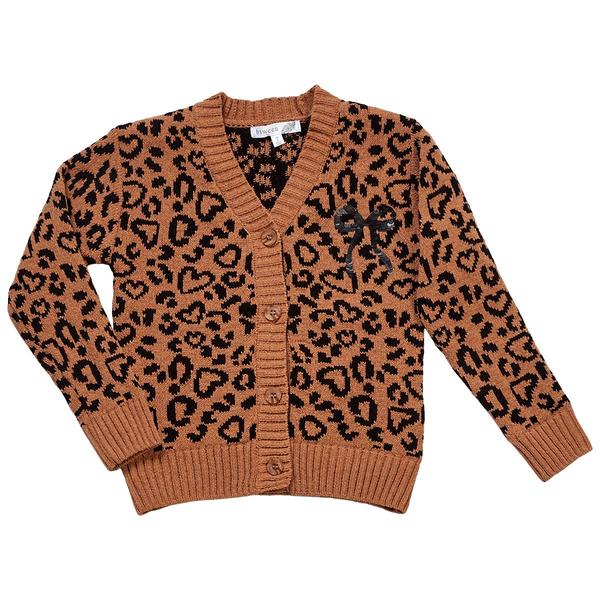 Girls (7-16) BTween(R) Long Sleeve Leopard Cardigan - image 