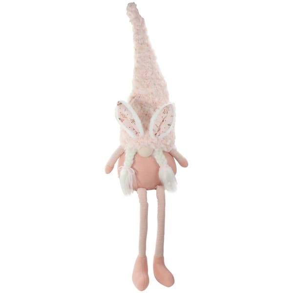 Northlight Seasonal Easter Girl Gnome w/ Polka Dot Bunny Ears