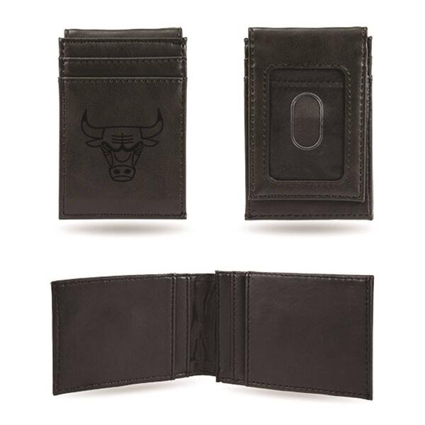 Mens NBA Chicago Bulls Faux Leather Front Pocket Wallet - image 