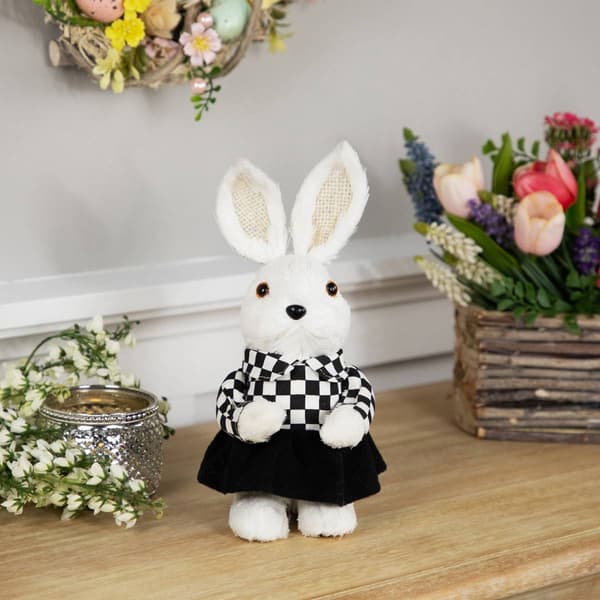 Northlight Seasonal Girl Easter Rabbit in Dress Figurine