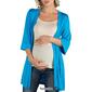 Plus Size 24/7 Comfort Apparel Open Front Maternity Cardigan - image 8