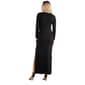 Womens 24/7 Comfort Apparel Long Sleeve Sheath Maxi Dress - image 2