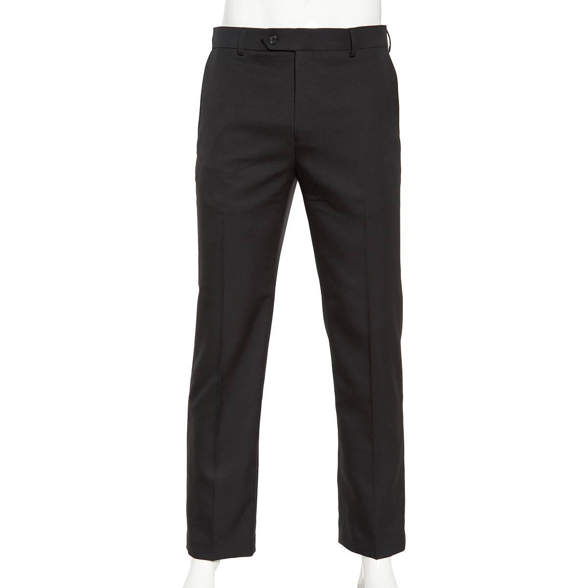 Mens Preswick & Moore® Slim Flex Dress Pants - Black