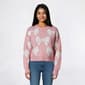 Juniors Madden Girl Jacquard Bow Crew Neck Sweater - image 1