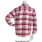 Juniors No Comment Plaid Oversized Shacket w/Pocket - image 2