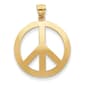 Gold Classics&#40;tm&#41; 14kt. Yellow Gold Peace Sign Pendant - image 1