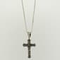 Marsala Cross Pendant 18in. Necklace - image 1