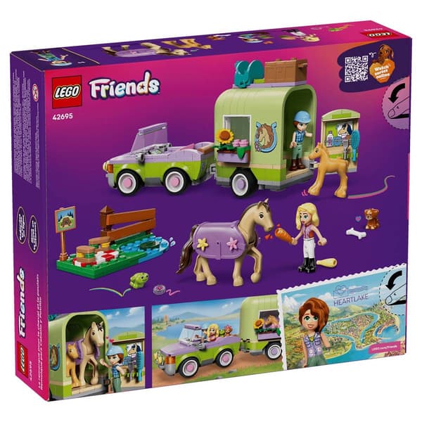 LEGO® Friends Horse & Baby Foal Trailer Building Kit