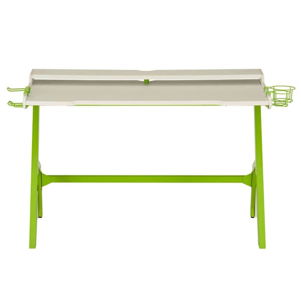 Techni Sport Ergonomic Computer Gaming Desk w/ Headphone Hook