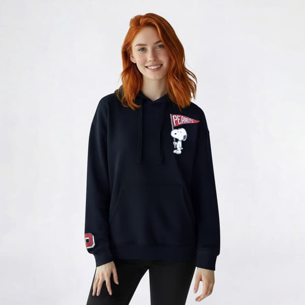 Juniors Freeze Peanuts(tm) Group Collegiate Hoodie - image 