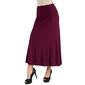 Womens 24/7 Comfort Apparel Elastic Waist Maxi Skirt - image 3