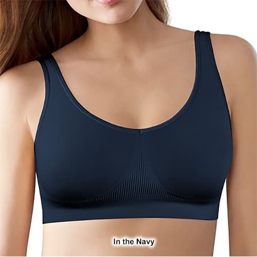 Women's Bali DFBRAL One Smooth U All-Around Smoothing Support Bralette  (Blue Spearmint 2X)