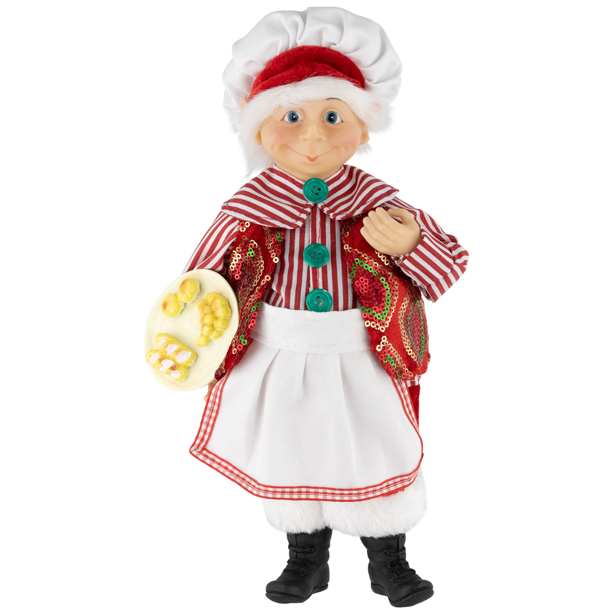 Northlight Chef Elf with Baked Goods Christmas Figure - 12in.