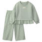 Toddler Girl Carter''s(R) Floral Fleece Long Sleeve Top & Pants Set - image 1