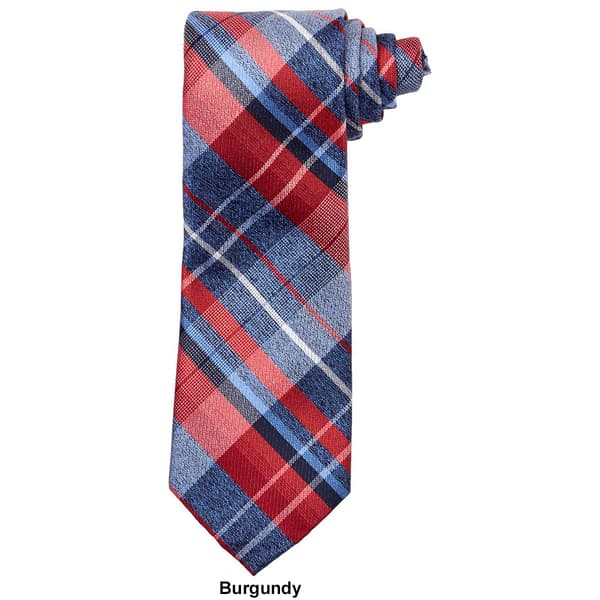 Mens John Henry&#174; Denim Plaid Tie