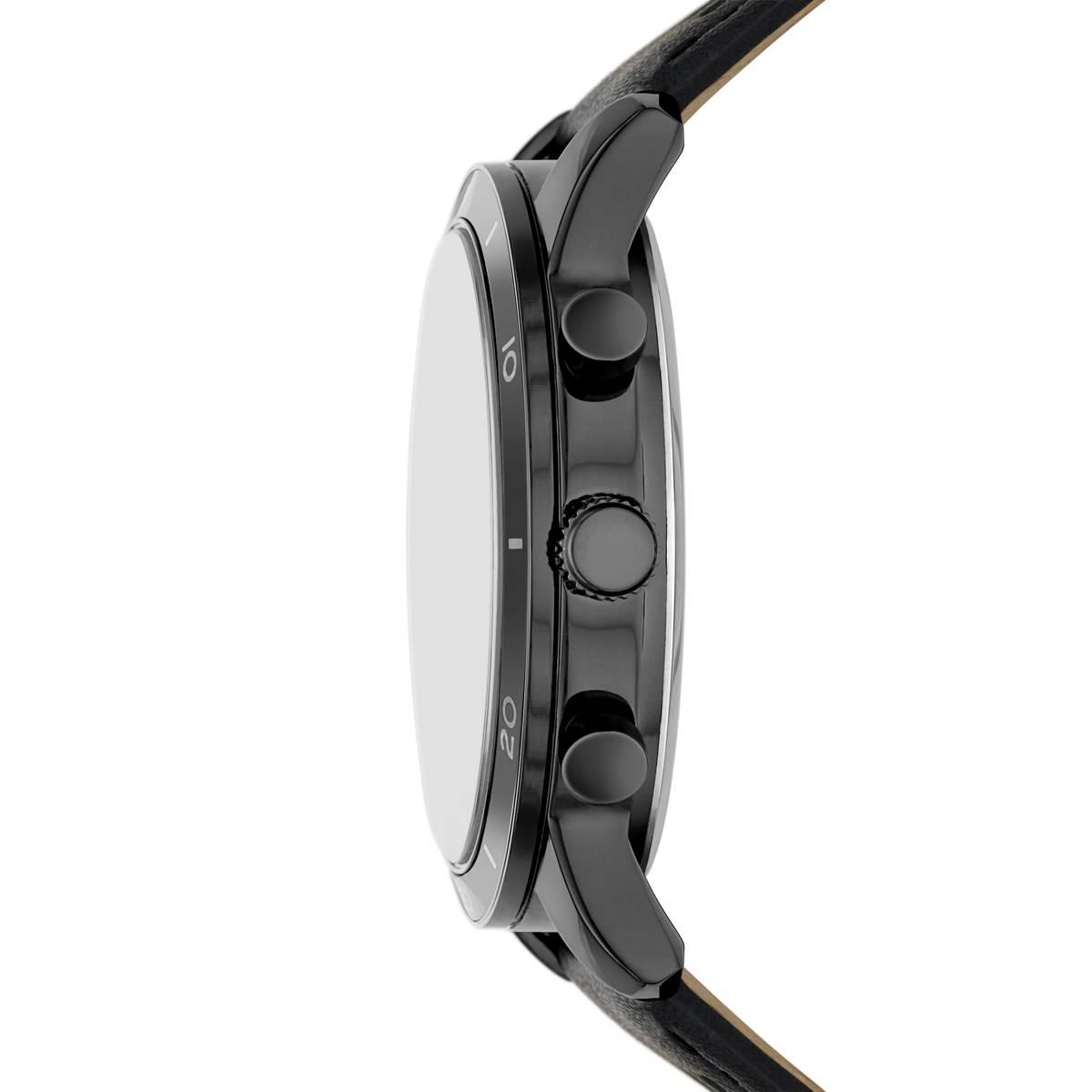 Mens Folio Black Dial Watch & Bracelet Set - FMDFL6090