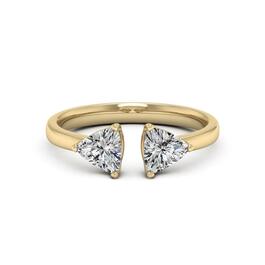 Moluxi&#40;tm&#41; 14kt. Yellow Gold 1cts. Moissanite Ring
