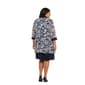 Plus Size R&M Richards 2pc. Puff Floral Jacket Dress - Navy - image 2