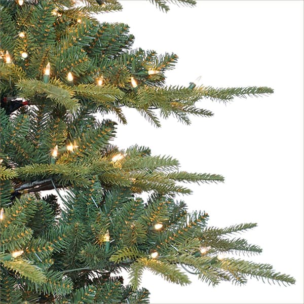 Puleo International 7.5ft. Pre-Lit Utah Fir Christmas Tree