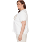 Plus Size Alfred Dunner Natural Wonder Crochet Pocket Tee - image 4