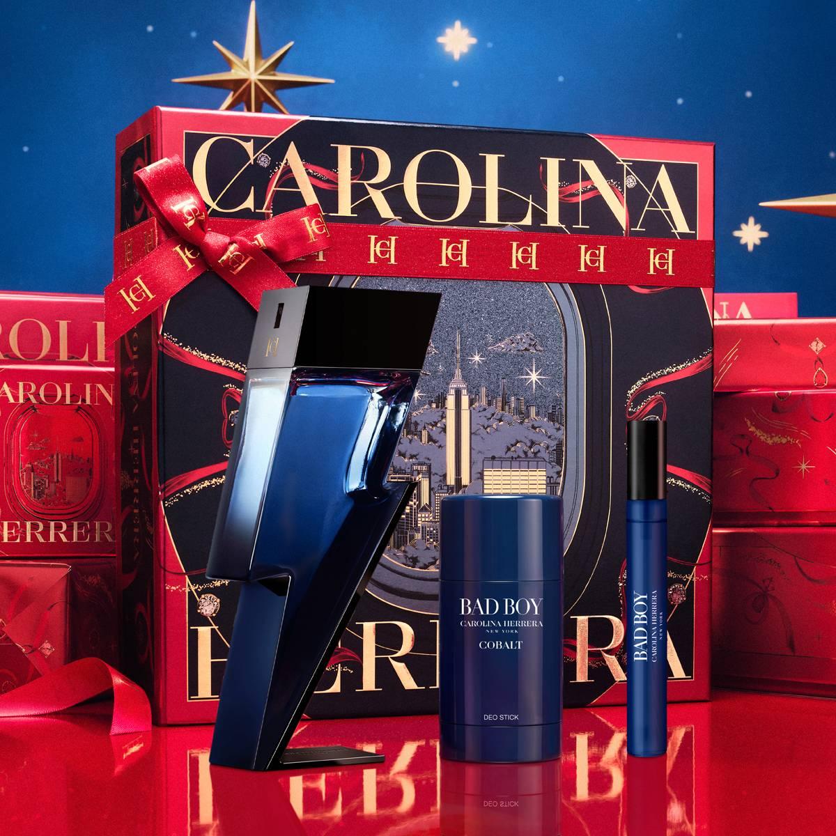 Carolina Herrera Bad Boy Cobalt Eau de Parfum 3pc. Gift Set