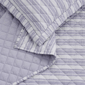 The Farmhouse by Rachel Ashwell Wide Ticking Stripe 3pc. Quilt S - image 1
