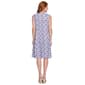 Womens Multiples Sleeveless Abstract Dot A-Line Dress - image 2