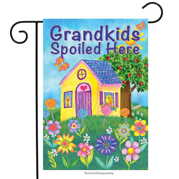 Briarwood Lane Grandkids Spoiled Here Garden Flag - image 