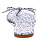 Womens Love 83 Blue Floral Bow Filp Flops - image 4