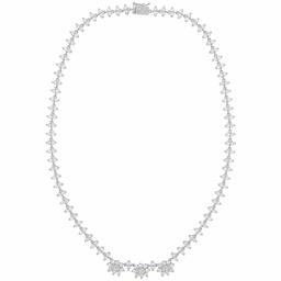 Gianni Argento Lab Created Opal/Cubic Zirconia Necklace