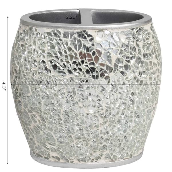 Sweet Home Collection Glamour 4pc. Bath Accessory Set