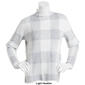 Plus Size Chloe & Jasmine Long Sleeve Mock Neck Plaid Pullover - image 3