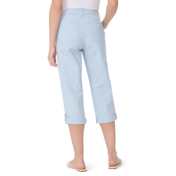 Womens Gloria Vanderbilt Morning Dew Cargo Capris w/ Flex Waist