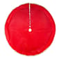 Kurt S. Adler 48in. Red Knit Faux Fur Tree Skirt - image 2