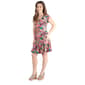 Womens 24/7 Comfort Apparel Floral Knee Length Fit & Flare Dress - image 3