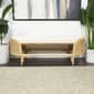 9th & Pike&#174; Natural Brown Rattan Bench - image 10