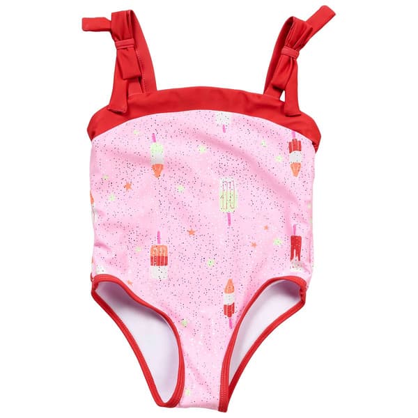 Girls (4-6x) Derek Heart Popsicles One Piece Swimsuit - image 
