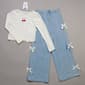 Girls (7-12) BTween(R) Long Sleeve Cherry Top w/ Wide Leg Bow Jeans - image 1
