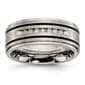 Mens Endless Affection&#40;tm&#41; Titanium Enameled 1/4ctw. Diamond Band - image 1