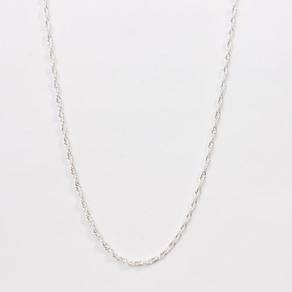 Pure 100 by Danecraft Silver Singapore 20in. Necklace - image 