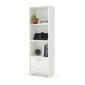 South Shore Step One 3 Shelf Bookcase with Door-Pure White - image 2