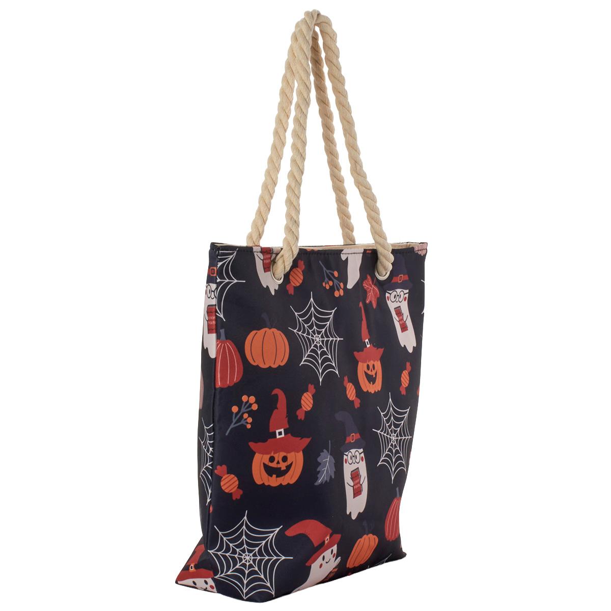 Renshun Ghost Webs Pumpkins Tote