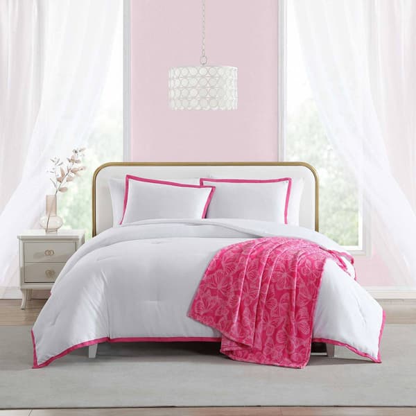 Betsey Johnson Signature Hotel Microfiber Twin Comforter Set - image 