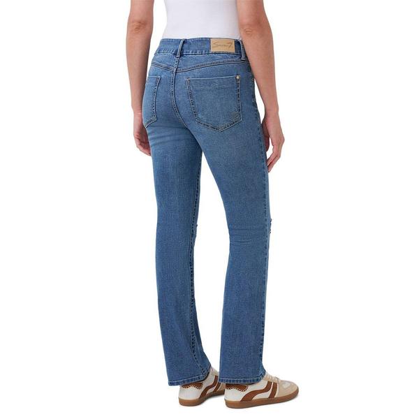 Womens Seven7 High Rise Bootcut Distressed Jeans