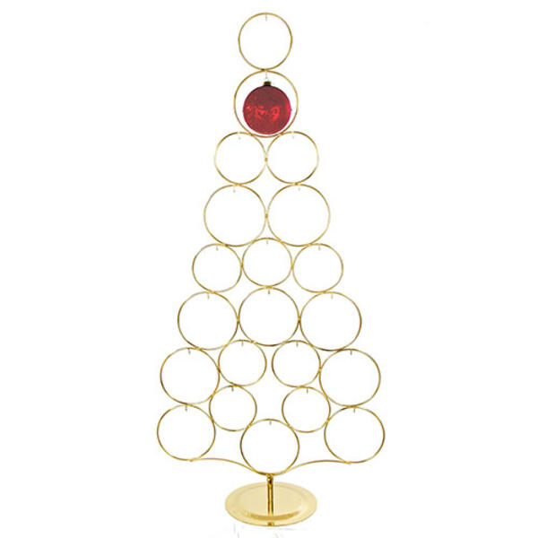 Kurt Adler 42in. Gold Metal Tree Rack - image 