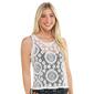 Juniors Cover Me Marakuja Crochet Beach Tank Top - image 1
