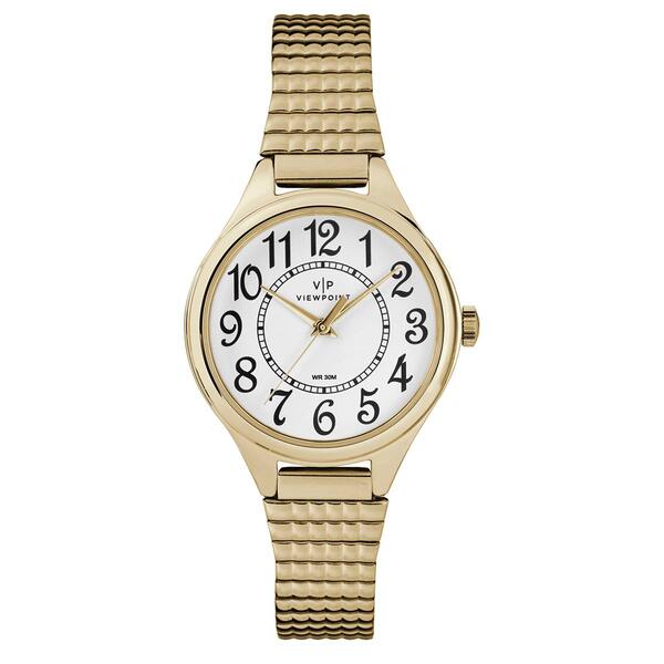 Womens Timex&#40;R&#41;  Viewpoint Gold-Tone Watch - CC3D822009J - image 