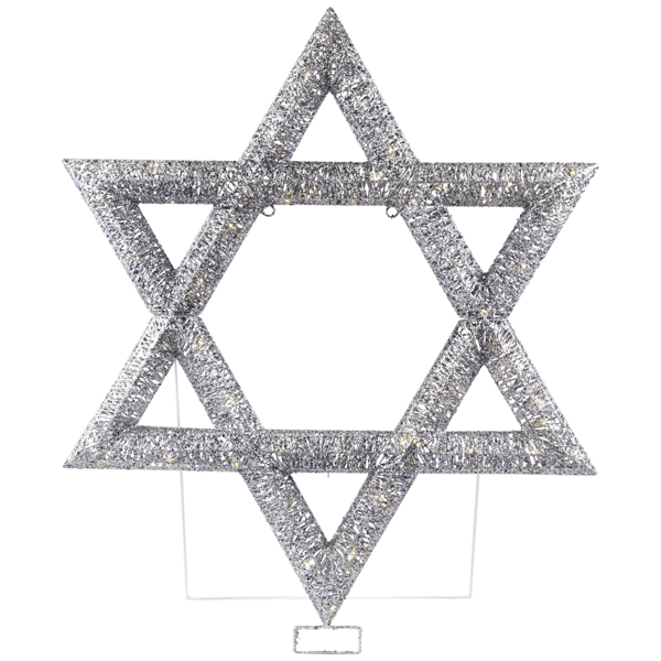 Northlight LED Sequined Star of David Hanukkah Outdoor Decoration