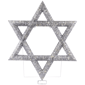 Northlight LED Sequined Star of David Hanukkah Outdoor Decoration - image 2